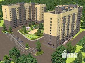 3-к квартира, строящийся дом, 79м2, 1/10 этаж