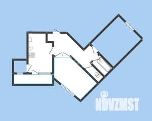 2-к квартира, вторичка, 63м2, 6/9 этаж
