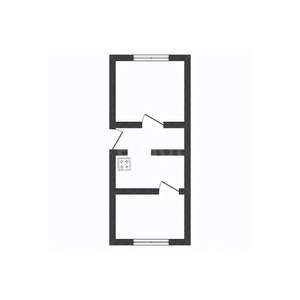 2-к квартира, вторичка, 26м2, 2/2 этаж