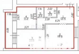 2-к квартира, вторичка, 63м2, 10/10 этаж
