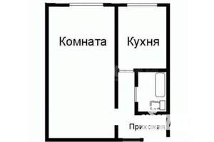 1-к квартира, вторичка, 32м2, 4/4 этаж
