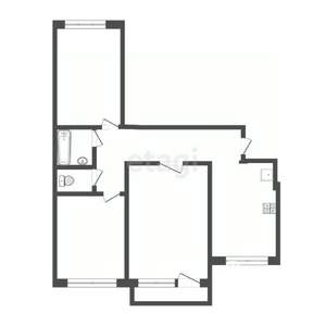 3-к квартира, вторичка, 69м2, 4/5 этаж