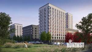 2-к квартира, строящийся дом, 65м2, 3/15 этаж