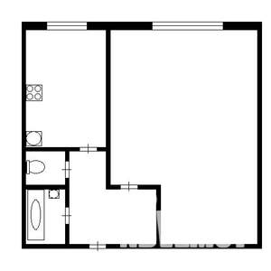 1-к квартира, вторичка, 36м2, 6/9 этаж