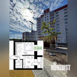 1-к квартира, вторичка, 30м2, 10/10 этаж