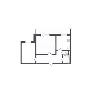 2-к квартира, вторичка, 47м2, 6/10 этаж