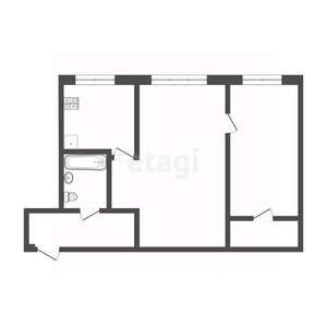 2-к квартира, вторичка, 45м2, 5/5 этаж