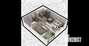 1-к квартира, вторичка, 53м2, 5/16 этаж