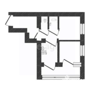 2-к квартира, вторичка, 65м2, 6/10 этаж