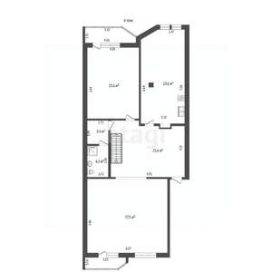 5-к квартира, вторичка, 227м2, 4/4 этаж