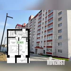 1-к квартира, вторичка, 39м2, 10/10 этаж