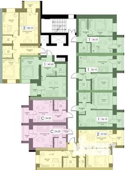 Студия квартира, вторичка, 24м2, 3/10 этаж