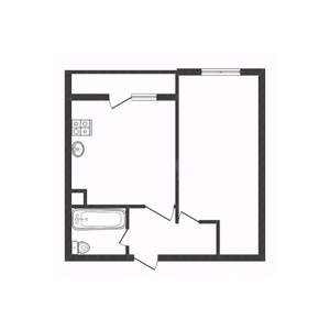 1-к квартира, вторичка, 38м2, 9/10 этаж