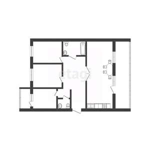 3-к квартира, вторичка, 112м2, 9/10 этаж
