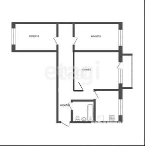 3-к квартира, вторичка, 57м2, 5/5 этаж