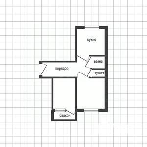 2-к квартира, вторичка, 49м2, 10/10 этаж