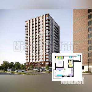 Студия квартира, вторичка, 49м2, 8/16 этаж