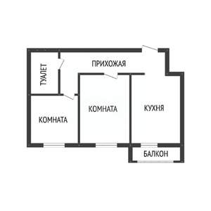 2-к квартира, вторичка, 71м2, 1/10 этаж