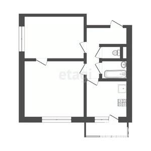 2-к квартира, вторичка, 32м2, 3/9 этаж