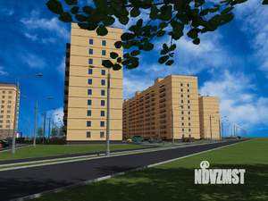 2-к квартира, строящийся дом, 55м2, 3/10 этаж