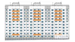 2-к квартира, строящийся дом, 74м2, 7/10 этаж