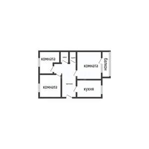 3-к квартира, вторичка, 63м2, 5/5 этаж