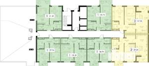 2-к квартира, вторичка, 58м2, 5/15 этаж