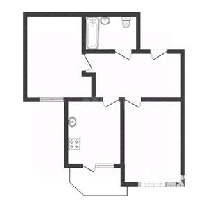 2-к квартира, вторичка, 61м2, 1/10 этаж