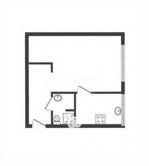1-к квартира, вторичка, 30м2, 2/5 этаж