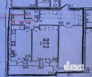 2-к квартира, сданный дом, 75м2, 2/10 этаж