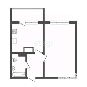 1-к квартира, вторичка, 38м2, 9/10 этаж