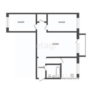 3-к квартира, вторичка, 56м2, 4/5 этаж