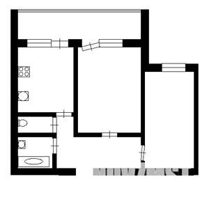 2-к квартира, вторичка, 52м2, 4/9 этаж