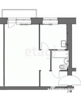 1-к квартира, вторичка, 33м2, 3/5 этаж