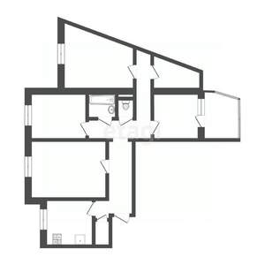 4-к квартира, вторичка, 83м2, 8/9 этаж