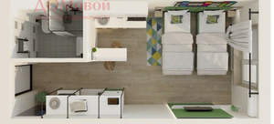 Студия квартира, вторичка, 23м2, 13/16 этаж