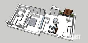3-к квартира, вторичка, 68м2, 9/9 этаж
