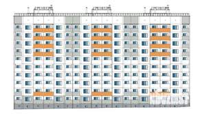 2-к квартира, строящийся дом, 61м2, 5/10 этаж
