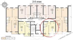 1-к квартира, вторичка, 36м2, 3/17 этаж