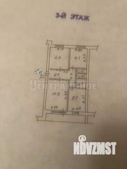 3-к квартира, вторичка, 60м2, 3/5 этаж