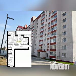 2-к квартира, сданный дом, 69м2, 2/10 этаж