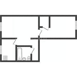 2-к квартира, вторичка, 43м2, 5/5 этаж