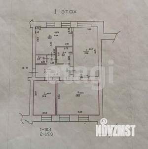 3-к квартира, вторичка, 72м2, 1/4 этаж