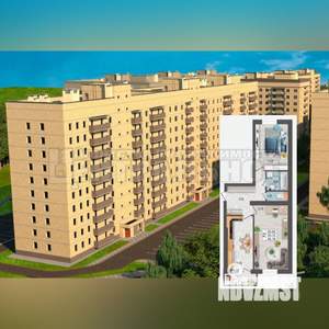 2-к квартира, вторичка, 56м2, 7/10 этаж