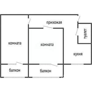 2-к квартира, вторичка, 68м2, 6/10 этаж