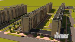 2-к квартира, строящийся дом, 62м2, 6/10 этаж