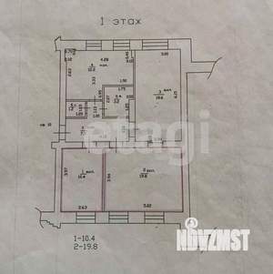 3-к квартира, вторичка, 72м2, 1/4 этаж