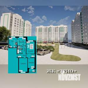 3-к квартира, вторичка, 93м2, 2/10 этаж