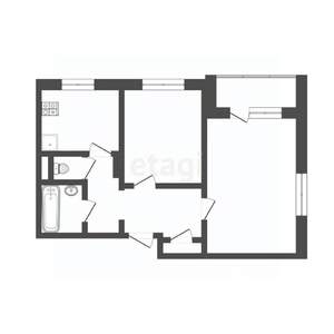 2-к квартира, вторичка, 62м2, 9/11 этаж