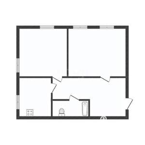 2-к квартира, вторичка, 60м2, 1/3 этаж